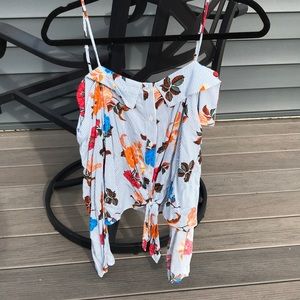 Off the shoulder floral top